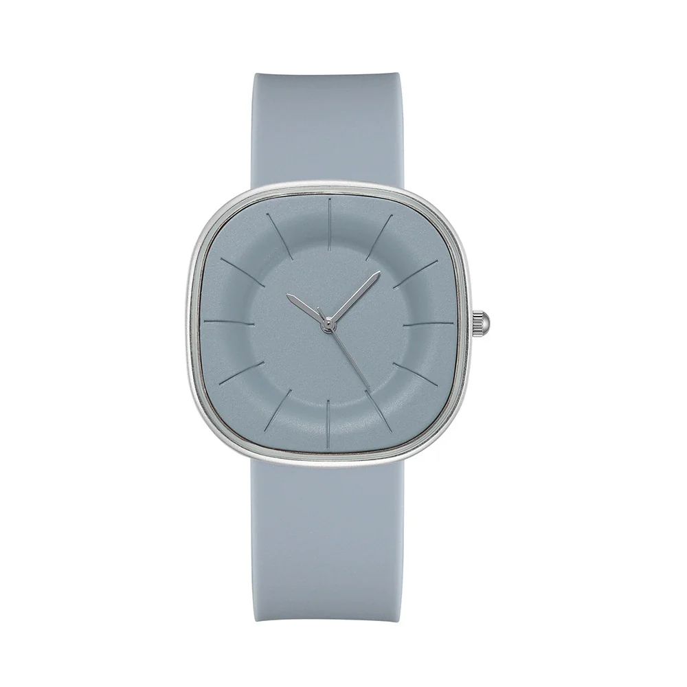 Fashion Simple Square Cartoon Casual Quartz Watch For Women Alloy Case Silicone Strap - Image 10