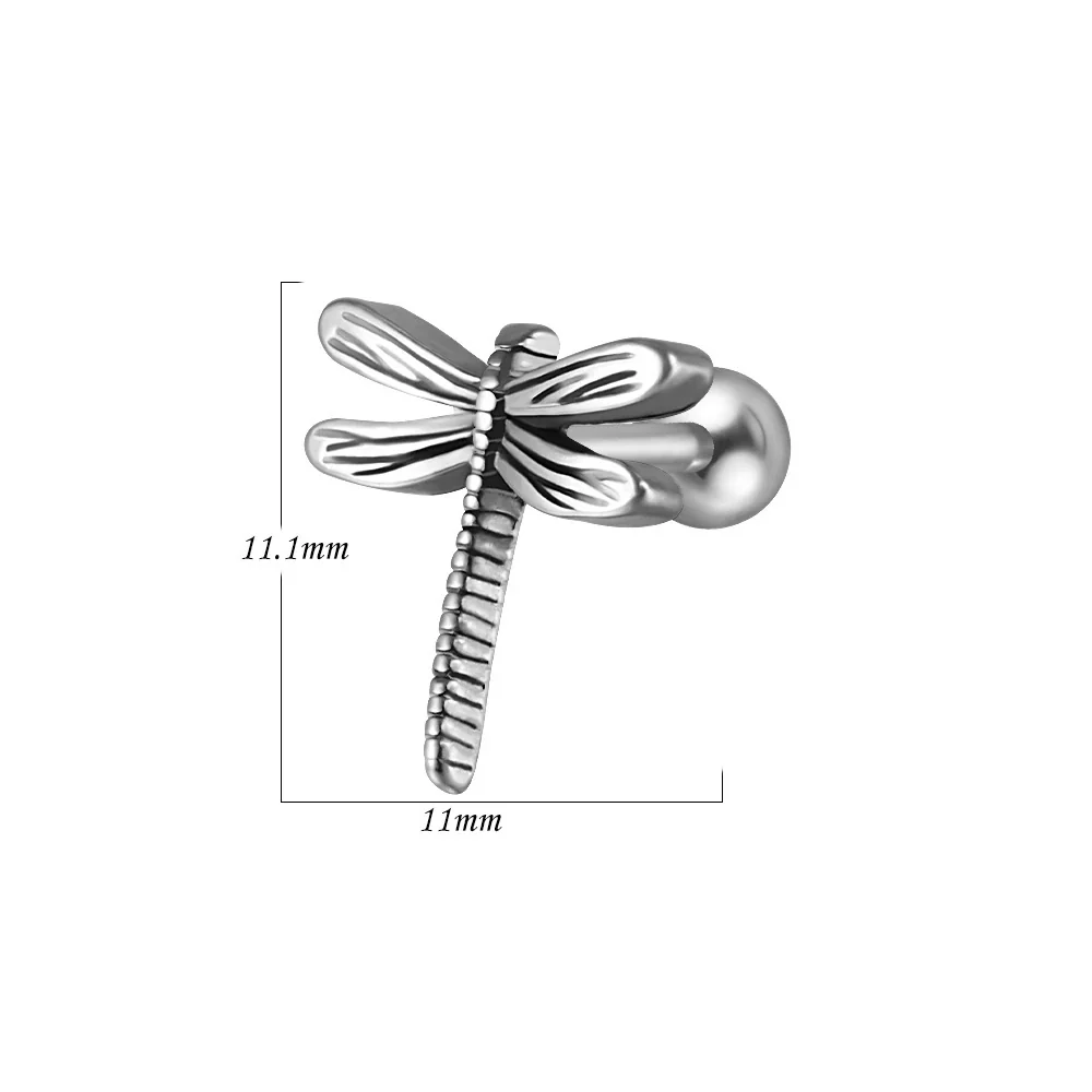 Fashion Stainless Steel Animal Zodiac Shaped Piercing Earrings With Polish Finish - Image 14