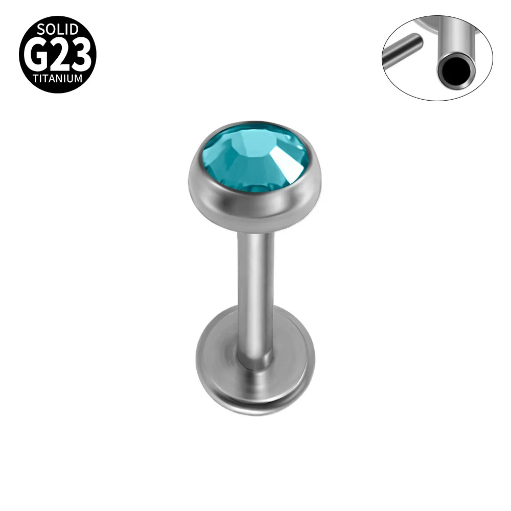 Fashion Titanium Geometric Diamond Earrings - Image 12
