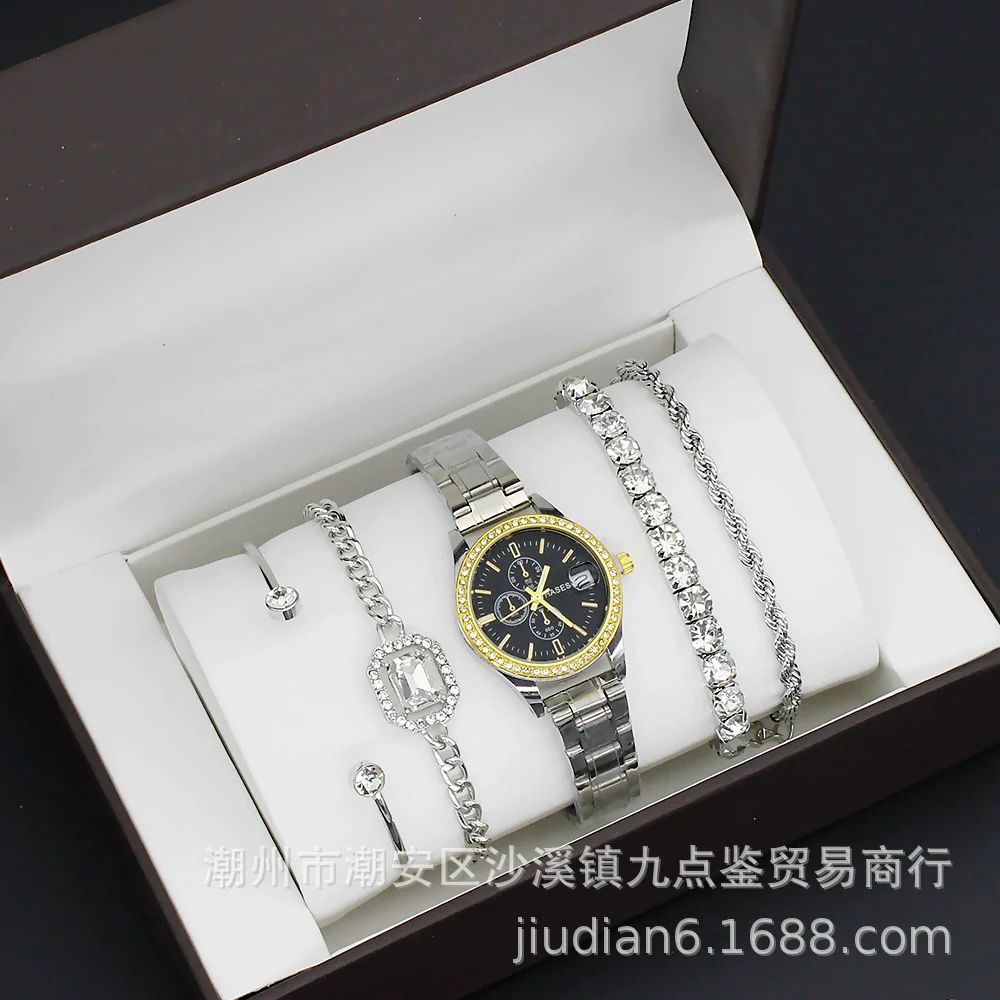 Fashion Women's Alloy Quartz Watch With Imitation Leather Strap And Stainless Steel Clasp - Image 17