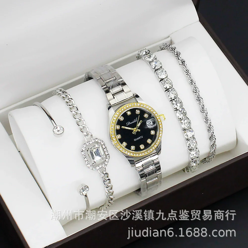 Fashion Women's Alloy Quartz Watch With Imitation Leather Strap And Stainless Steel Clasp - Image 18