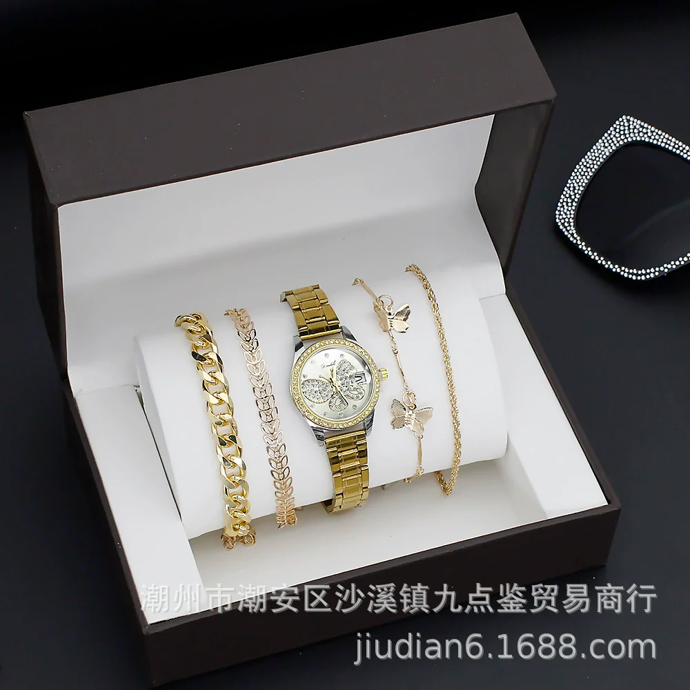 Fashion Women's Alloy Quartz Watch With Imitation Leather Strap And Stainless Steel Clasp - Image 21