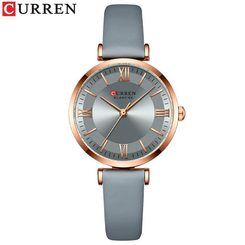 Fashion Women's Metal Alloy Plexiglass Mirror Round Dial Quartz Watch With Horseshoe Buckle - Image 11