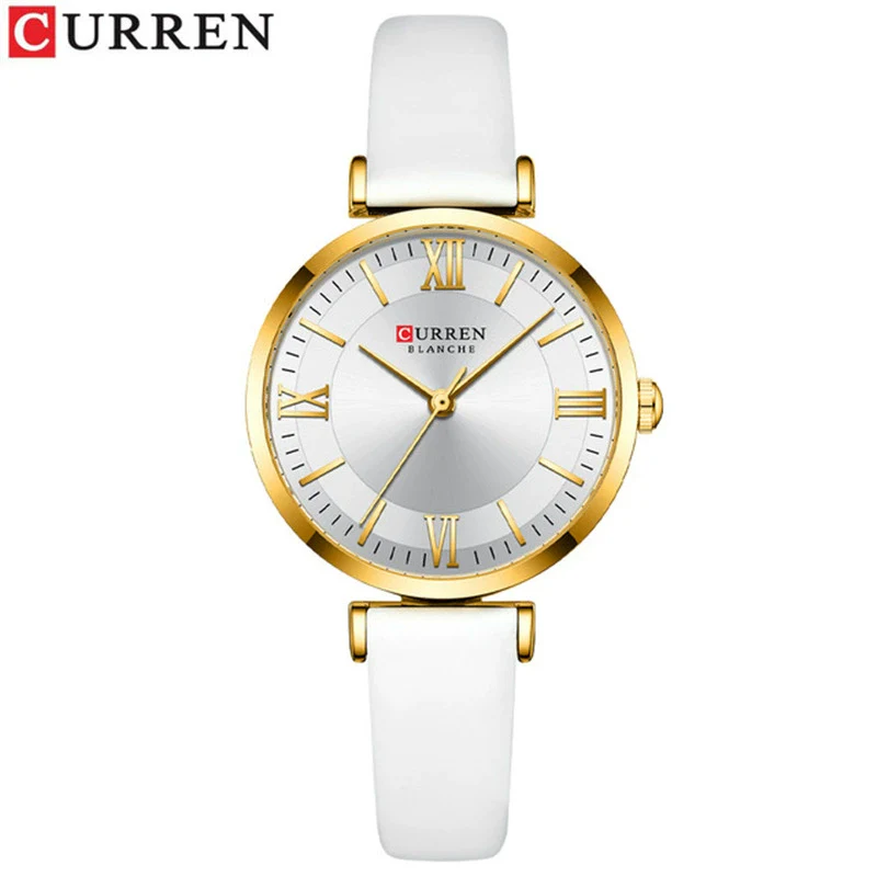 Fashion Women's Metal Alloy Plexiglass Mirror Round Dial Quartz Watch With Horseshoe Buckle - Image 6