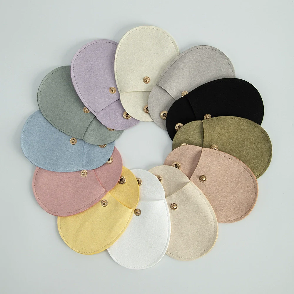 Flip Snap Buckle Cloth Jewelry Bag For Storage And Small Gift