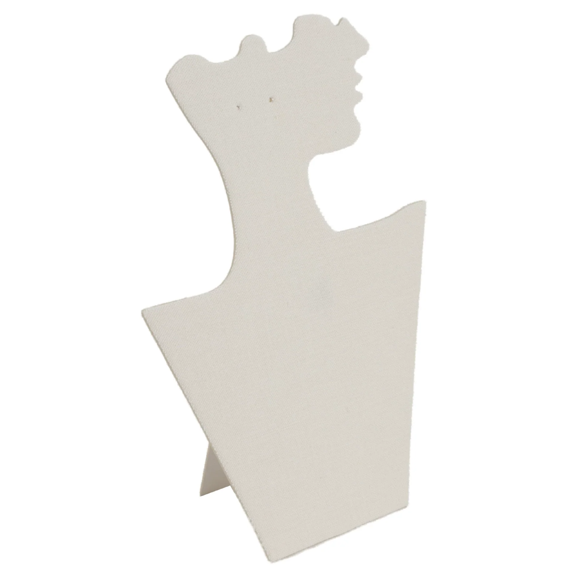 Folding Jewelry Rack Flannel Portrait Splicing Display Stand For Necklace Earrings - Image 8