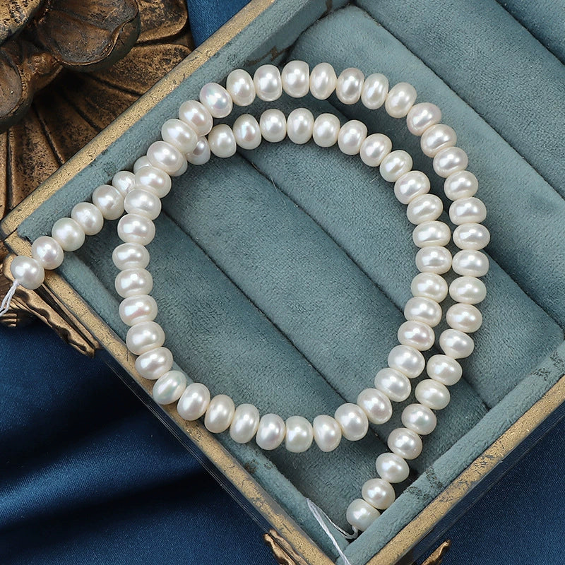 Freshwater Pearl Flat Bead Jewelry Making Material - Image 4