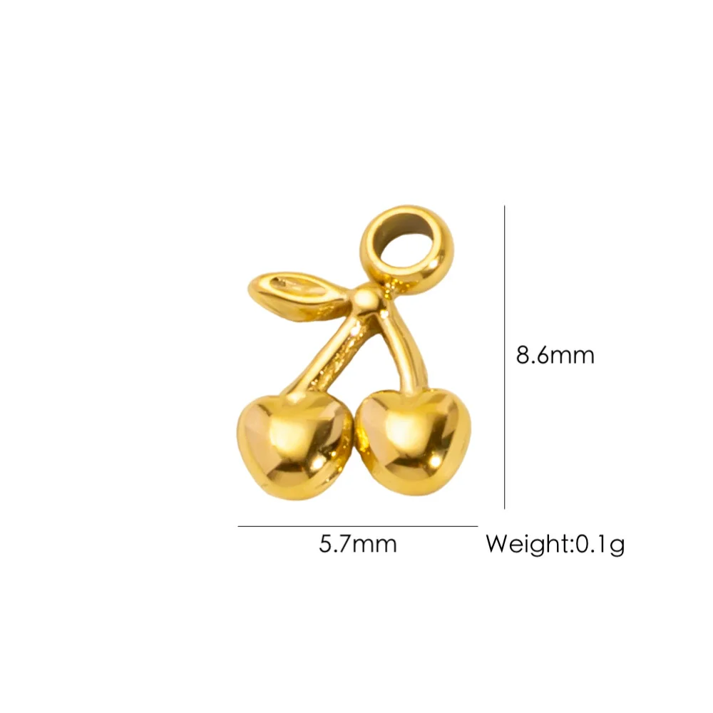 Fruit Series Stainless Steel Dripping Oil Small Pendant - Image 11