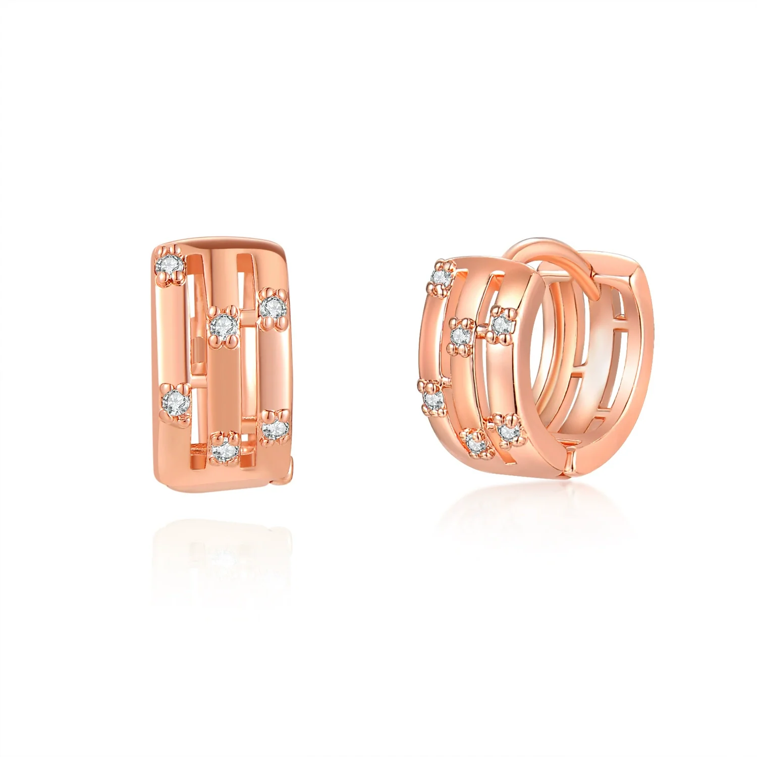 Geometric Women's Electroplated Earrings - Image 6