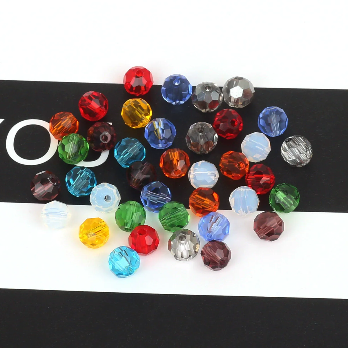 Glass Crystal Ball Beads Handmade Loose Beads For Bracelet Accessories - Image 2