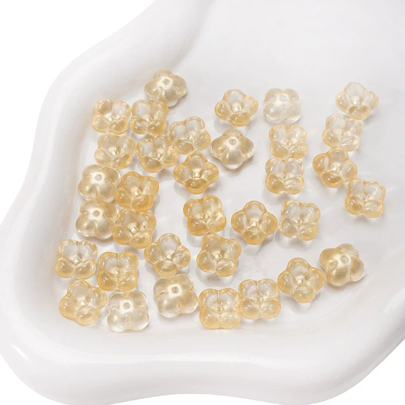Glass Glaze Gradient Fat Osmanthus Beads Torus Loose Beads Diy Handmade Beaded Material For Bracelet Necklace Accessories - Image 19