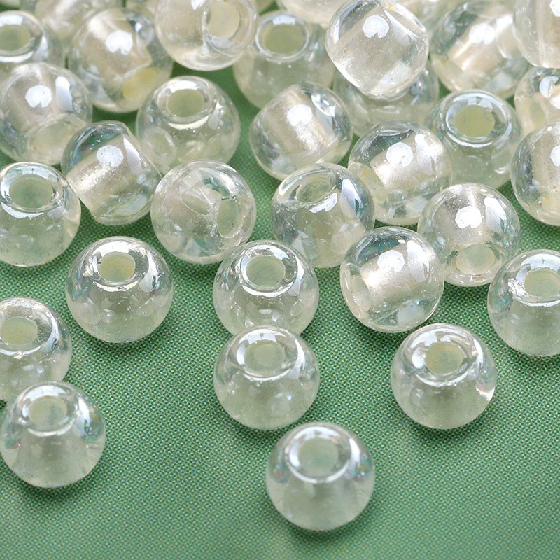 Glass Glaze Round Beads For Diy Handmade Beaded Bracelet Necklace Accessories - Image 25