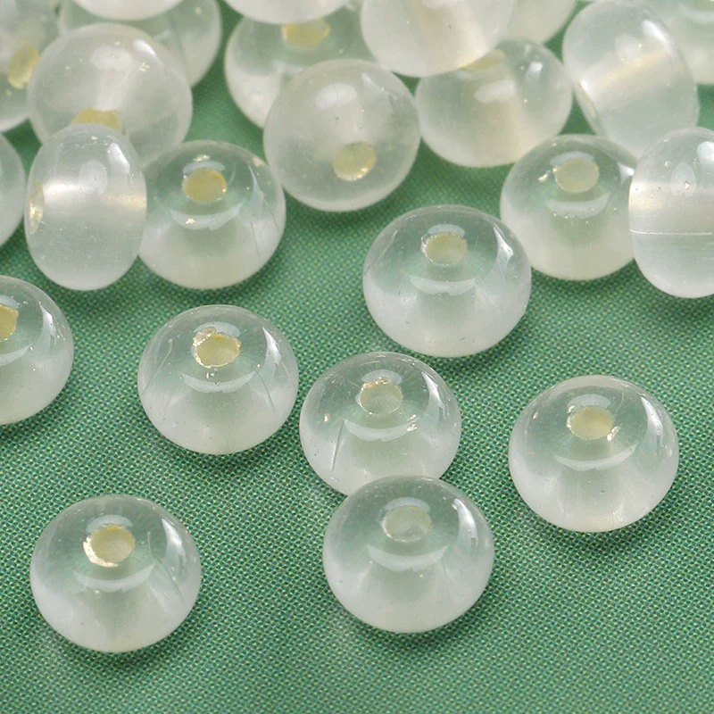 Glass Glaze Round Beads For Diy Handmade Beaded Bracelet Necklace Accessories - Image 45