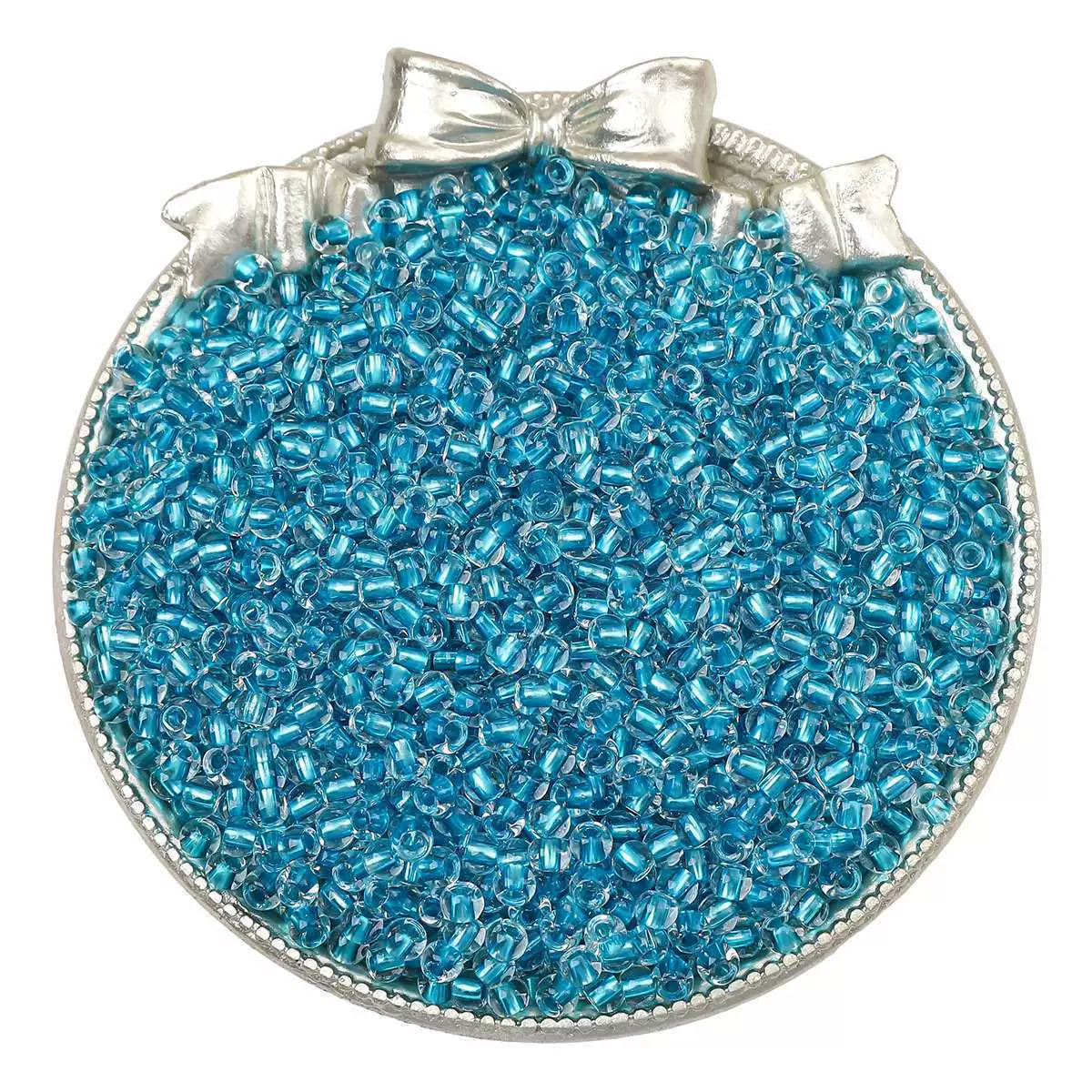 Glass Glaze Silver Filled Loose Beads Handmade Jewelry Accessories For Diy Bracelet Necklace Pendant - Image 13