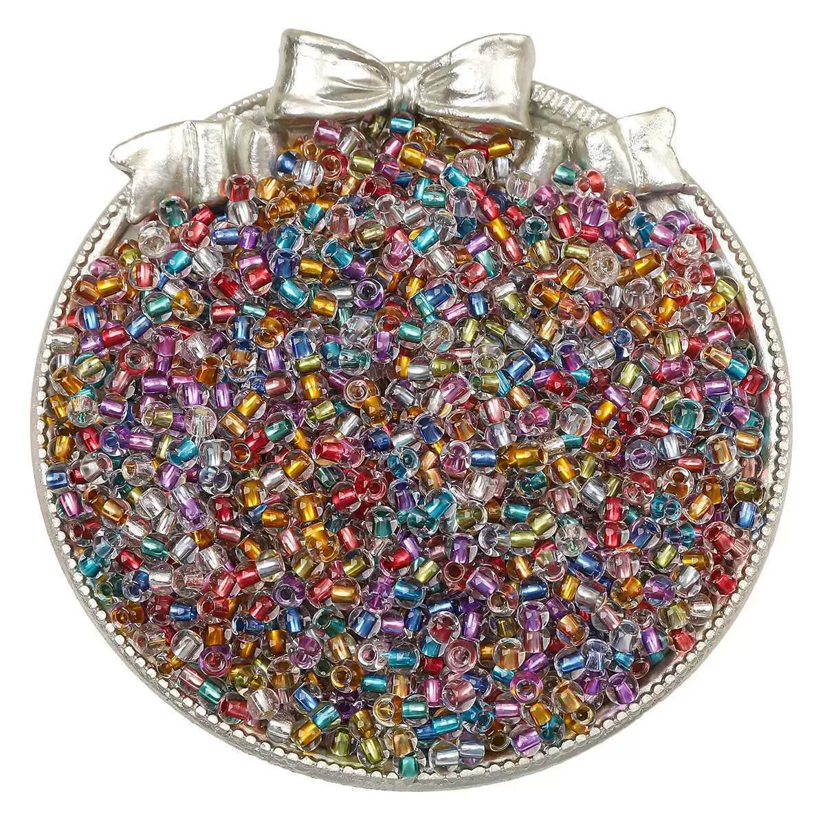 Glass Glaze Silver Filled Loose Beads Handmade Jewelry Accessories For Diy Bracelet Necklace Pendant - Image 21