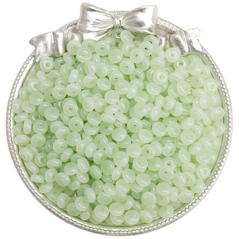 Glass Glaze Wheel Beads For Diy Handmade Bracelet Necklace Mobile Phone Chain Accessories Geometric Style - Image 13