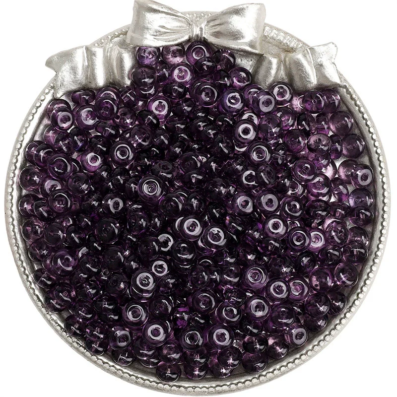 Glass Glaze Wheel Beads For Diy Handmade Bracelet Necklace Mobile Phone Chain Accessories Geometric Style - Image 7