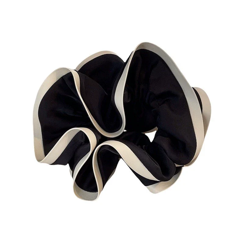Hair Accessories Cloth Handmade Sweet Agaric Edge Double Cloud Large Intestine Hair Ring Tie Rope For Girls - Image 5