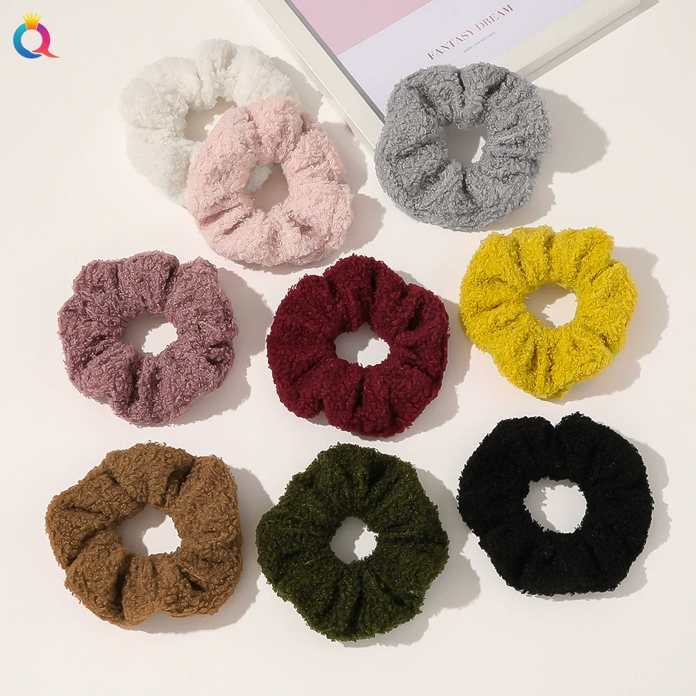 Hair Accessories Lamb Wool Cloth Handmade Large Intestine Hair Ring