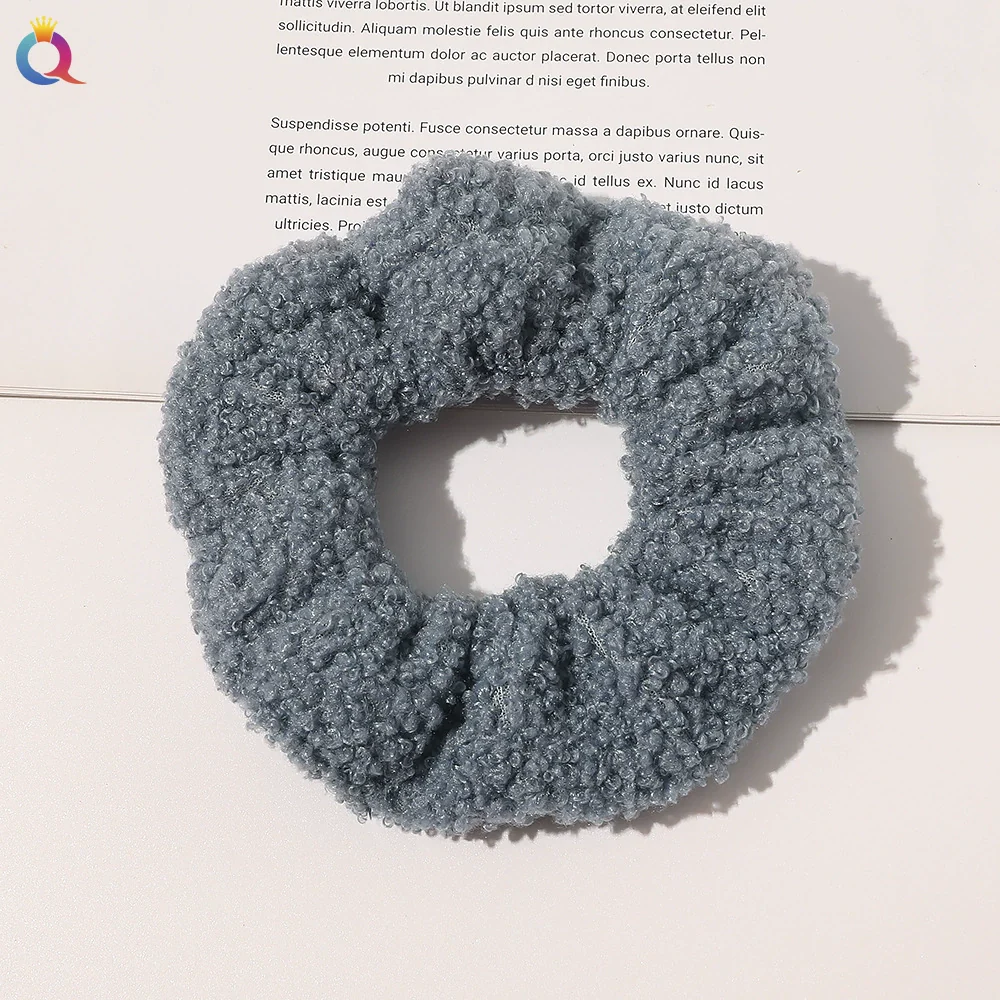 Hair Accessories Lamb Wool Cloth Handmade Large Intestine Hair Ring - Image 12