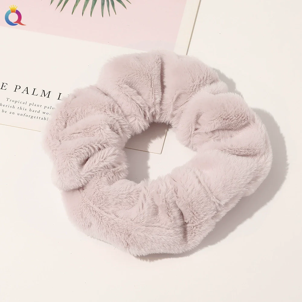 Hair Accessories Lamb Wool Cloth Handmade Large Intestine Hair Ring - Image 13