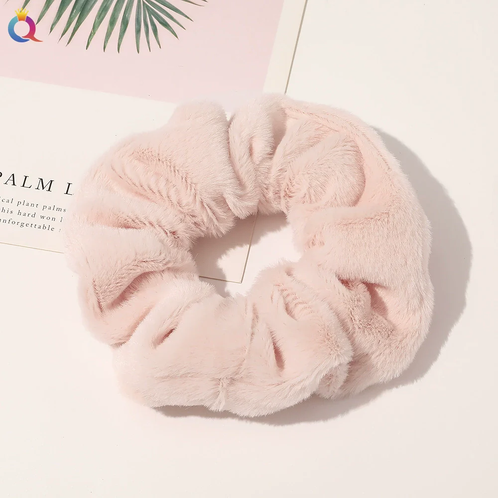 Hair Accessories Lamb Wool Cloth Handmade Large Intestine Hair Ring - Image 15
