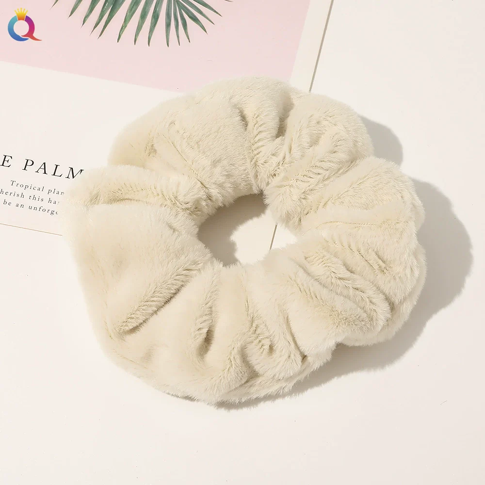 Hair Accessories Lamb Wool Cloth Handmade Large Intestine Hair Ring - Image 17