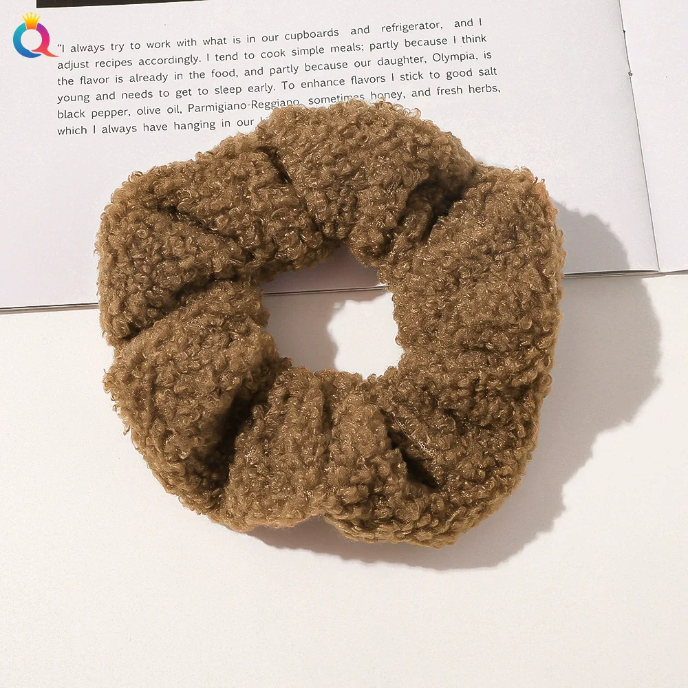 Hair Accessories Lamb Wool Cloth Handmade Large Intestine Hair Ring - Image 7