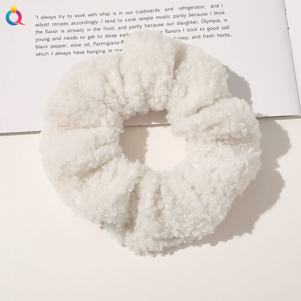 Hair Accessories Lamb Wool Cloth Handmade Large Intestine Hair Ring - Image 8