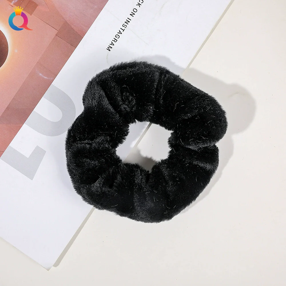 Hair Jewelry Plush Handmade Rabbit Shape Hair Ring - Image 5