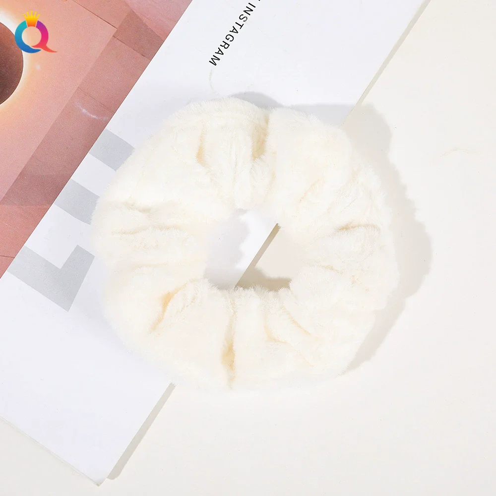 Hair Jewelry Plush Handmade Rabbit Shape Hair Ring - Image 6