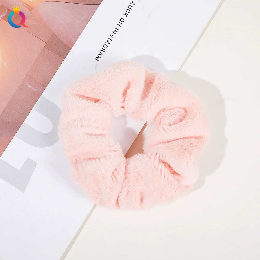 Hair Jewelry Plush Handmade Rabbit Shape Hair Ring - Image 7