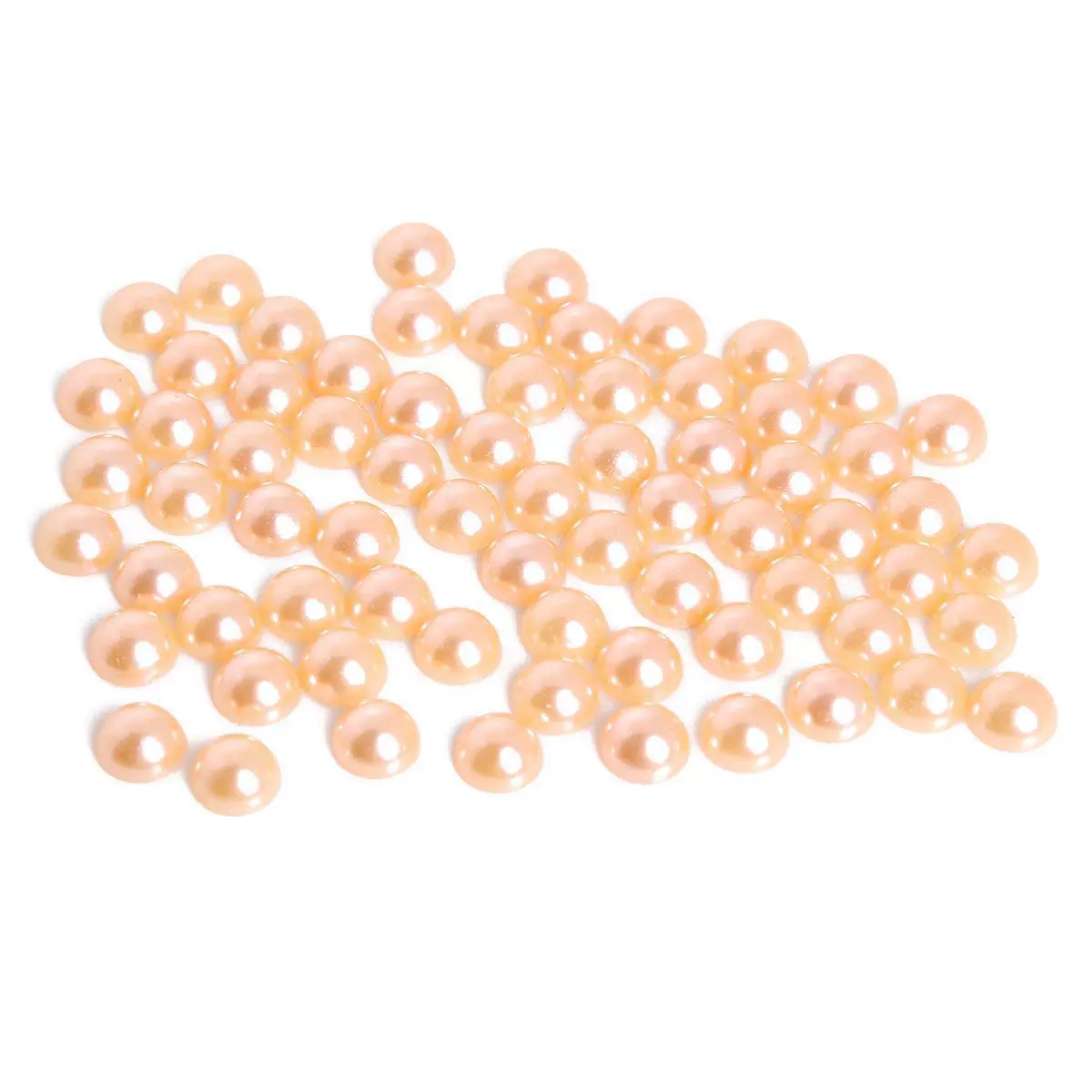Half Face Hair Accessories Abs Imitation Pearl Semicircle Flat Bottom Diy Handmade Bow - Image 25