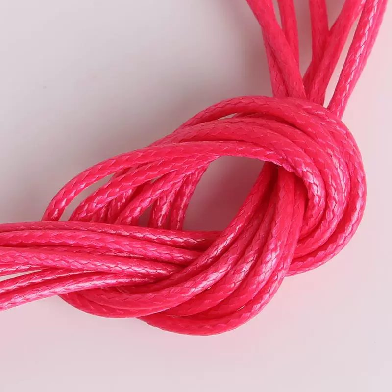 Hand Woven Wax Rope Leather Rope Necklace Bracelet - Image 33