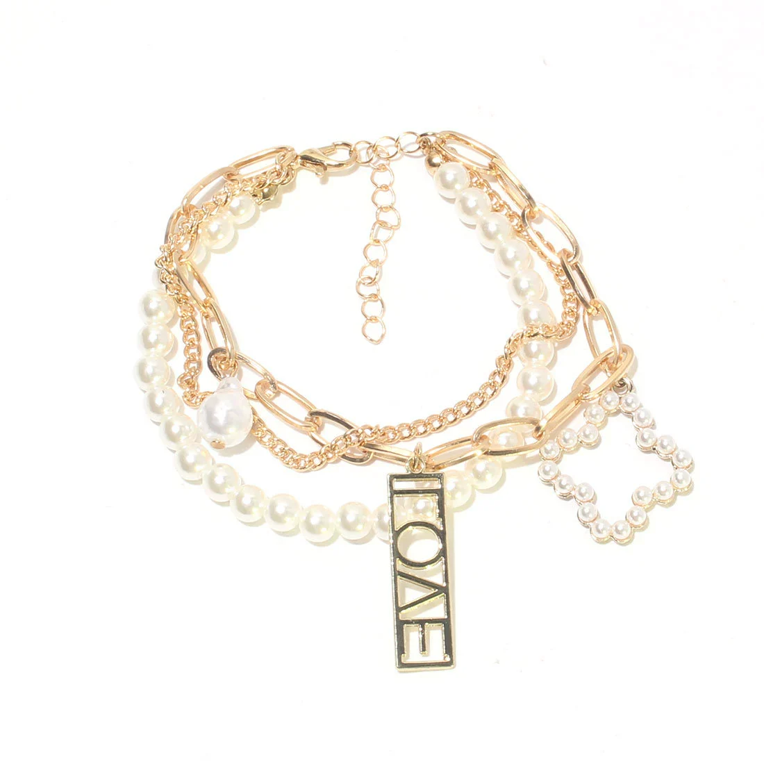 Handmade Copper Round Pearl Women's Bracelet - Image 7