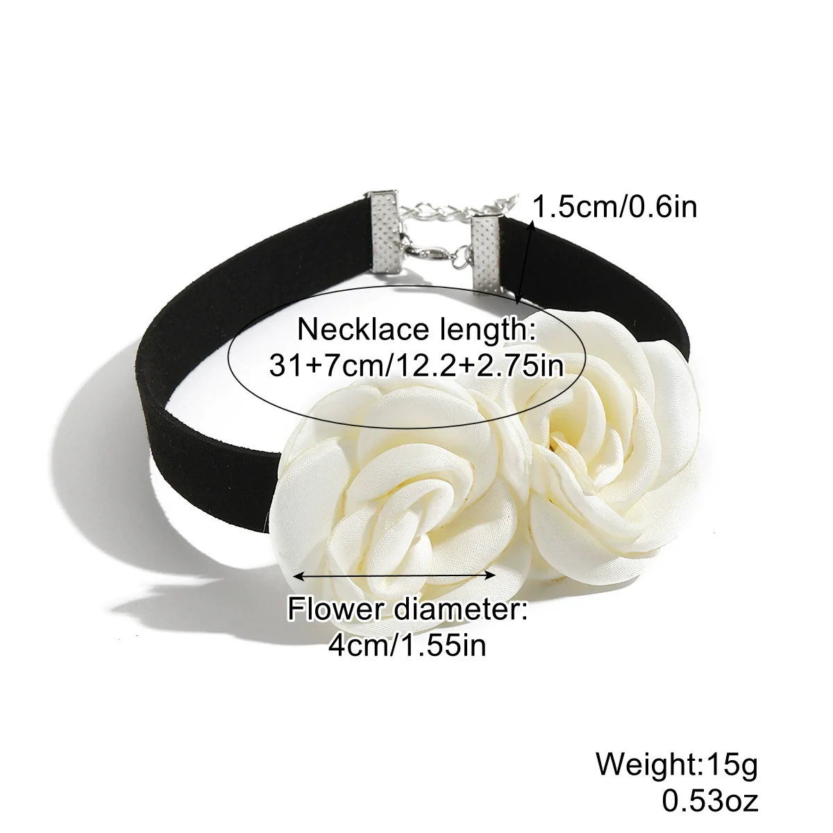 Handmade Flower Patterned Imitation Pearl Choker Necklace For Women - Image 10
