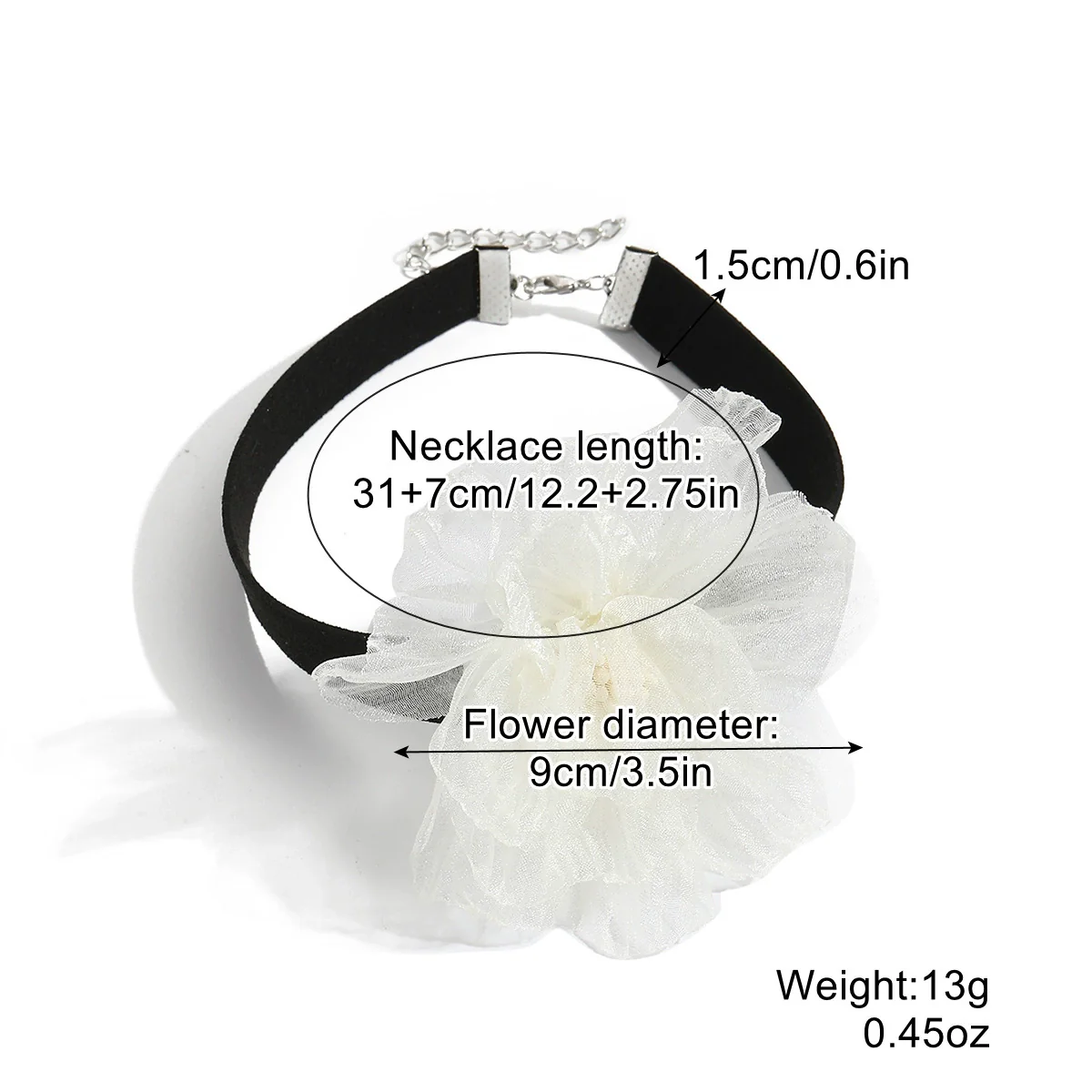 Handmade Flower Patterned Imitation Pearl Choker Necklace For Women - Image 8