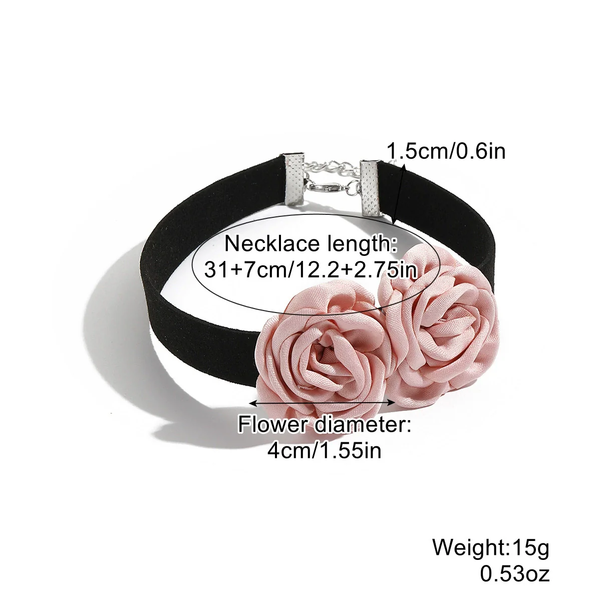 Handmade Flower Patterned Imitation Pearl Choker Necklace For Women - Image 9