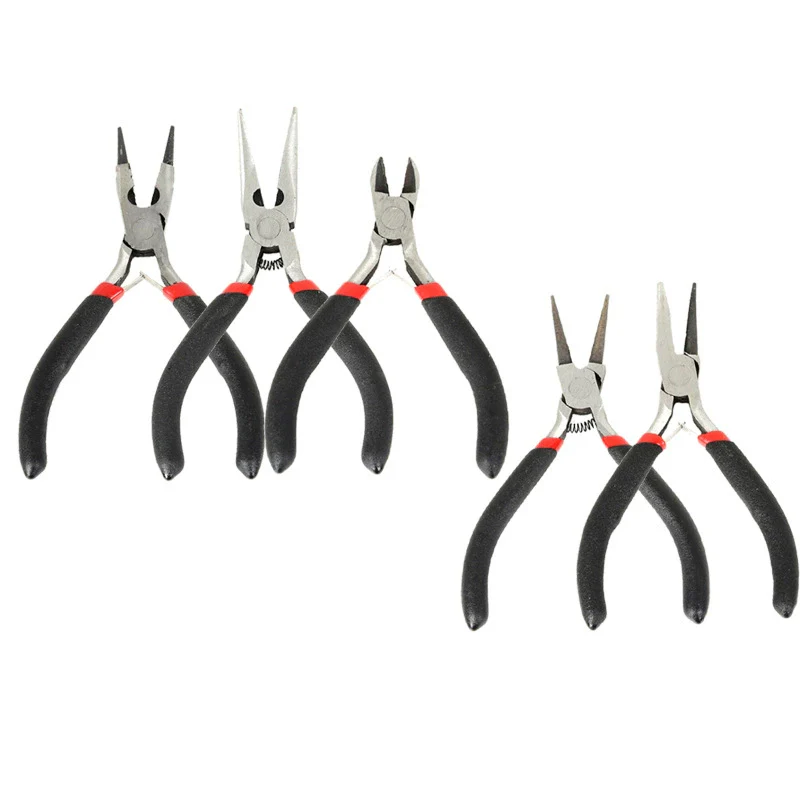 Handmade Jewelry Diy Tools Stainless Steel Cutting Pliers Pointed Nose Pliers Diagonal Pliers Curved Needle Pliers For Bracelet Necklace Production - Image 5