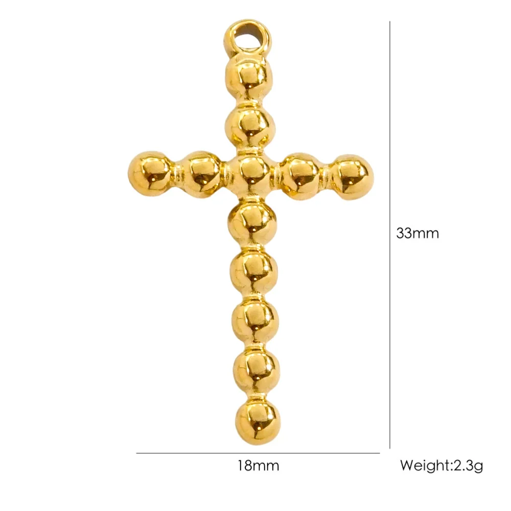 Handmade Stainless Steel Cross Jewelry Accessories With Electroplating Process And Classic Fashion Style - Image 17