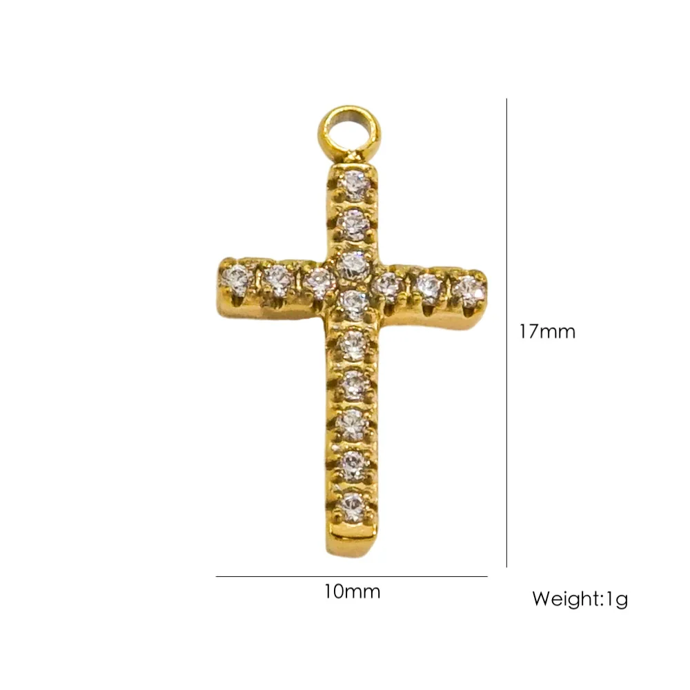 Handmade Stainless Steel Cross Jewelry Accessories With Electroplating Process And Classic Fashion Style - Image 6