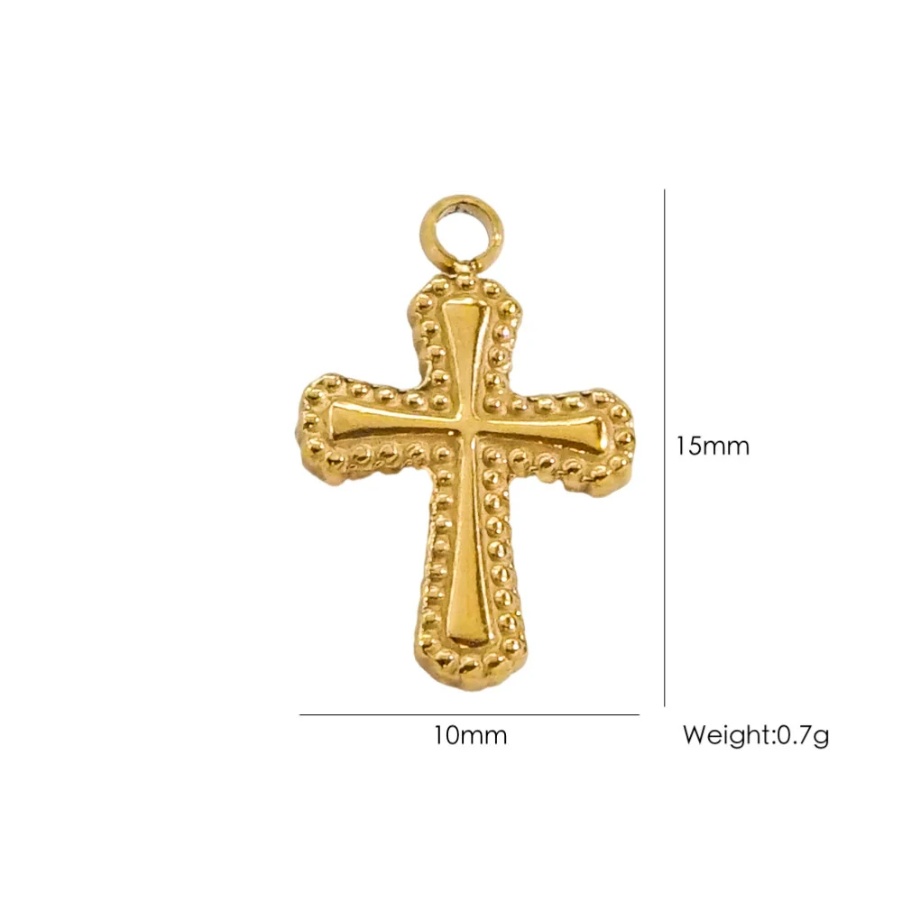 Handmade Stainless Steel Cross Jewelry Accessories With Electroplating Process And Classic Fashion Style - Image 7