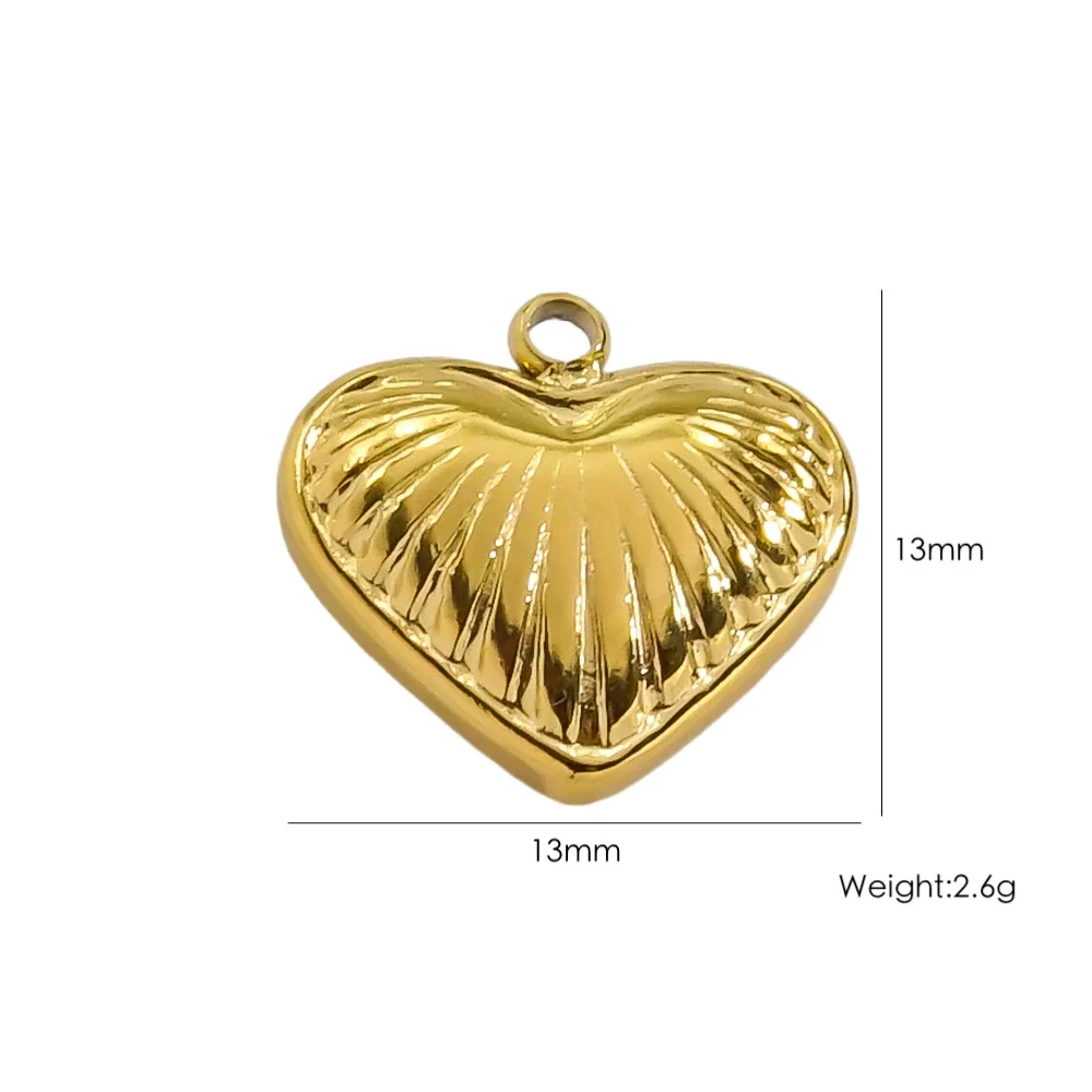 Handmade Stainless Steel Heartshaped Love Series Necklace Earrings Bracelet Pendant Accessories With 14K Gold Electroplating - Image 14