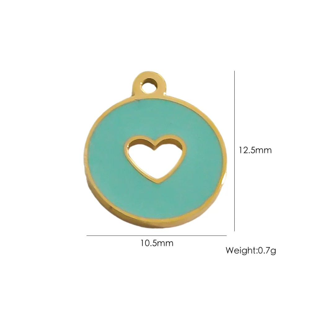 Handmade Stainless Steel Heartshaped Love Series Necklace Earrings Bracelet Pendant Accessories With 14K Gold Electroplating - Image 18