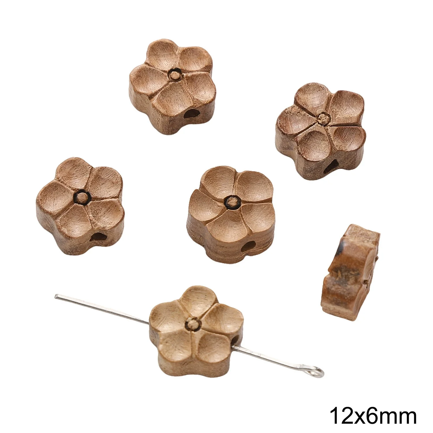 Handmade Wood Beads Gourd Pendant Mobile Phone Chain Accessories - Image 6