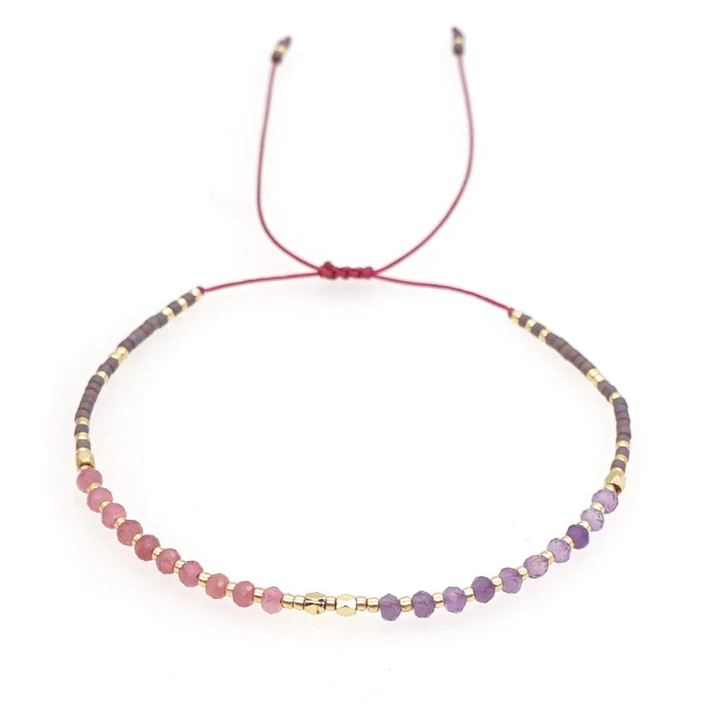 Handwoven Pearl Stacked Bracelet For Girls - Image 5