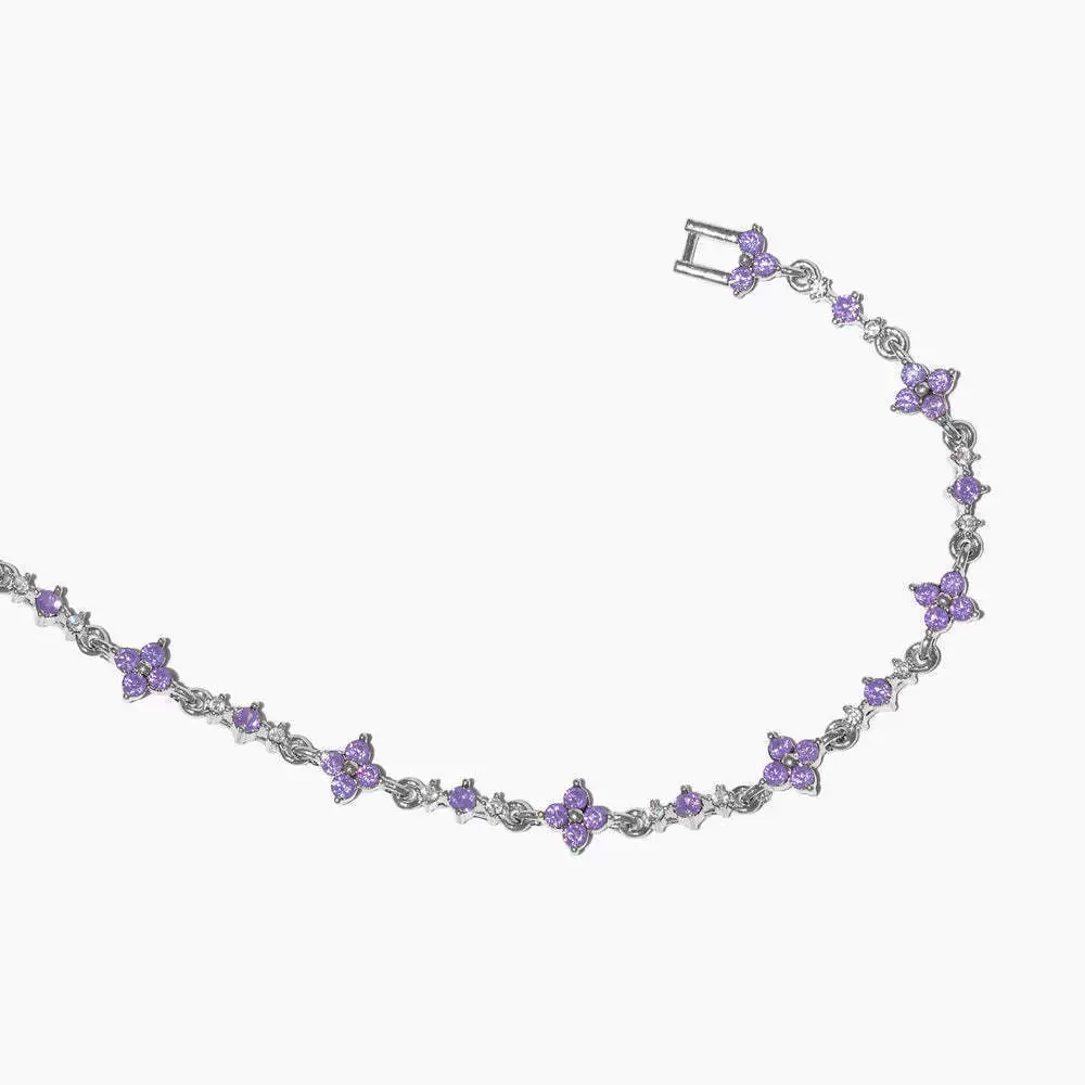 Ins Style Cute Sweet Heart Zircon Butterfly Diamond Bracelet For Women Made Of Copper And Plastic - Image 15