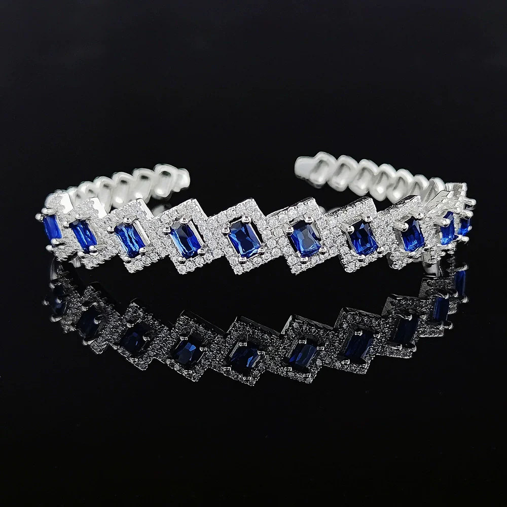 Irregular Adjustable Bracelet Copper Geometric Electroplating Design - Image 10