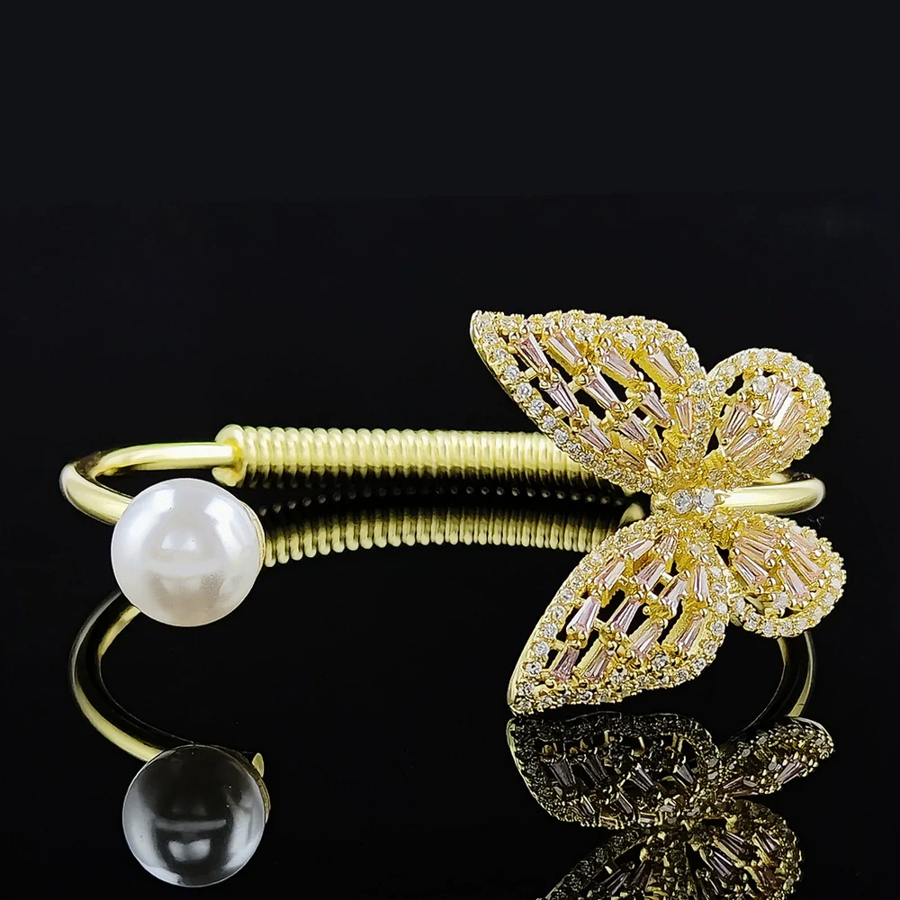 Irregular Adjustable Bracelet Copper Geometric Electroplating Design - Image 18