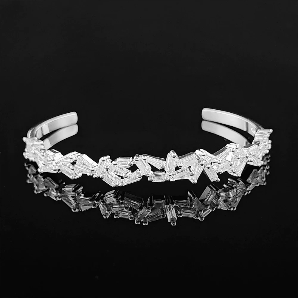 Irregular Adjustable Bracelet Copper Geometric Electroplating Design - Image 21